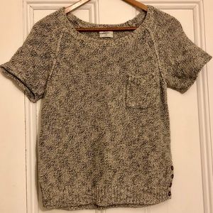 Madewell Wallace Short Sleeve Sweater Size Medium